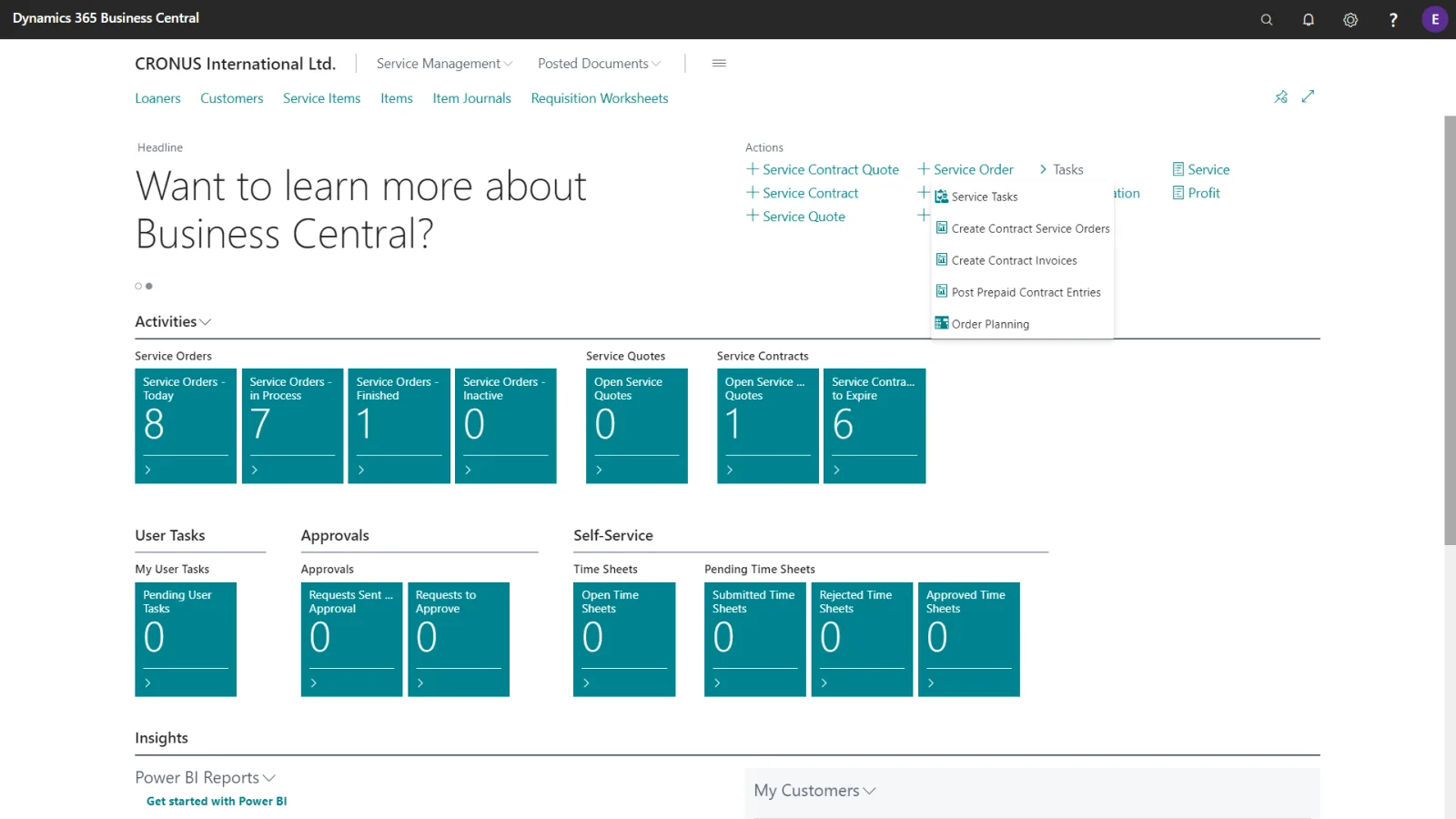 Dynamics 365 Business Central Service Management | Dynamics Square