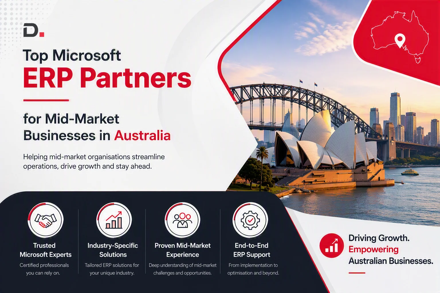 Top Microsoft ERP Partners in Australia for Mid-Market Businesses